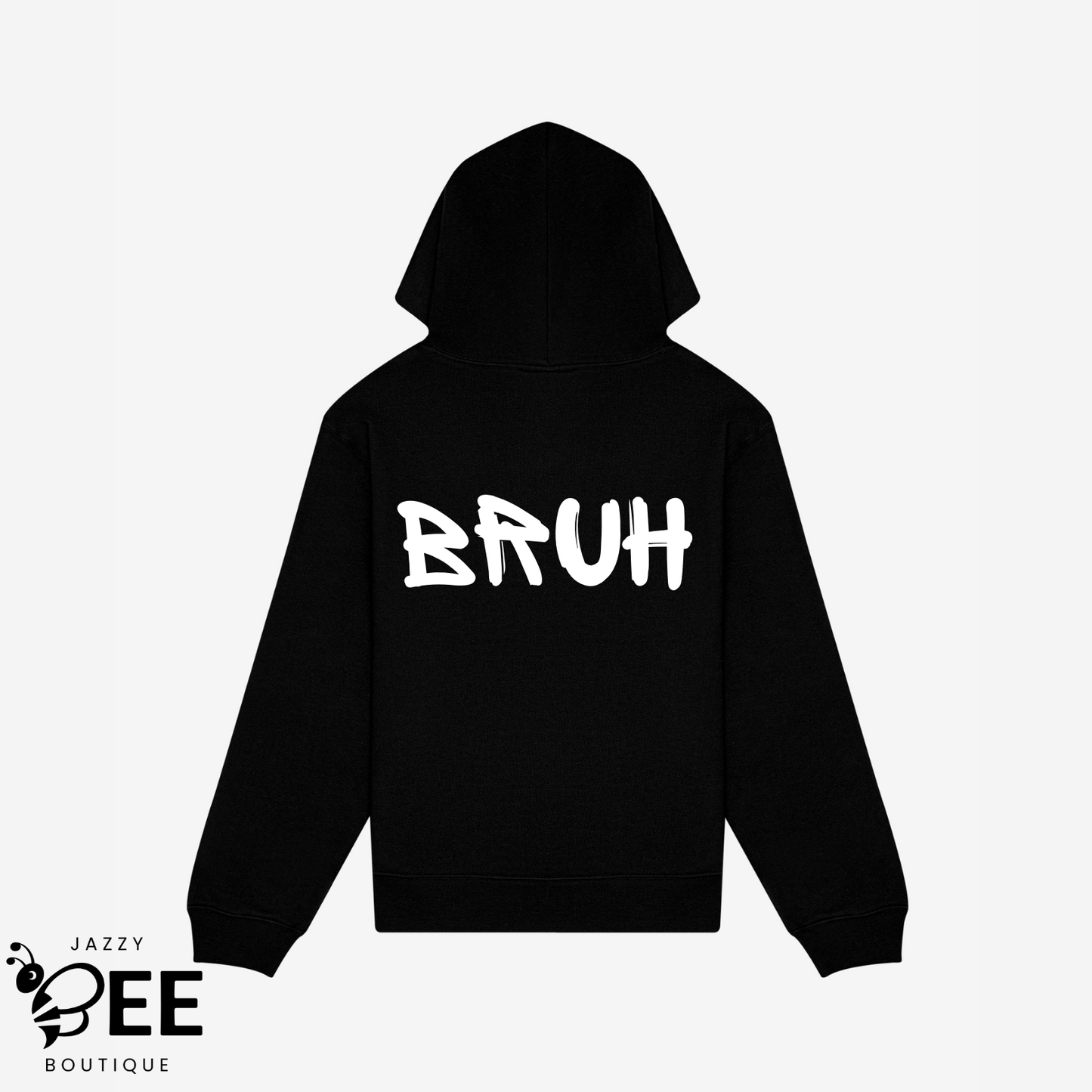 Bruh Hoodie - Black