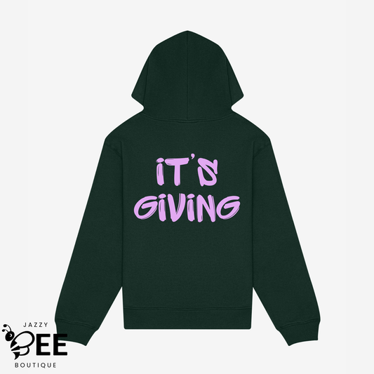It's Giving Hoodie - Forest