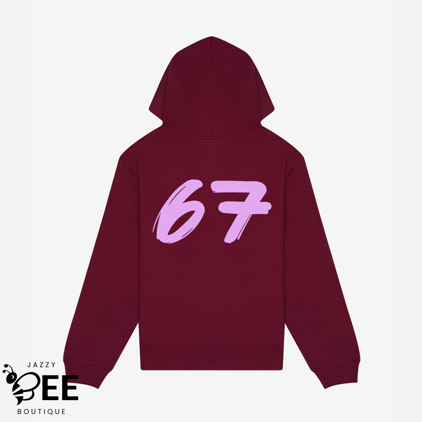 67 Hoodie - Maroon