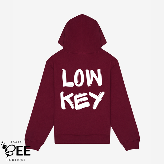 Low Key Hoodie - Maroon