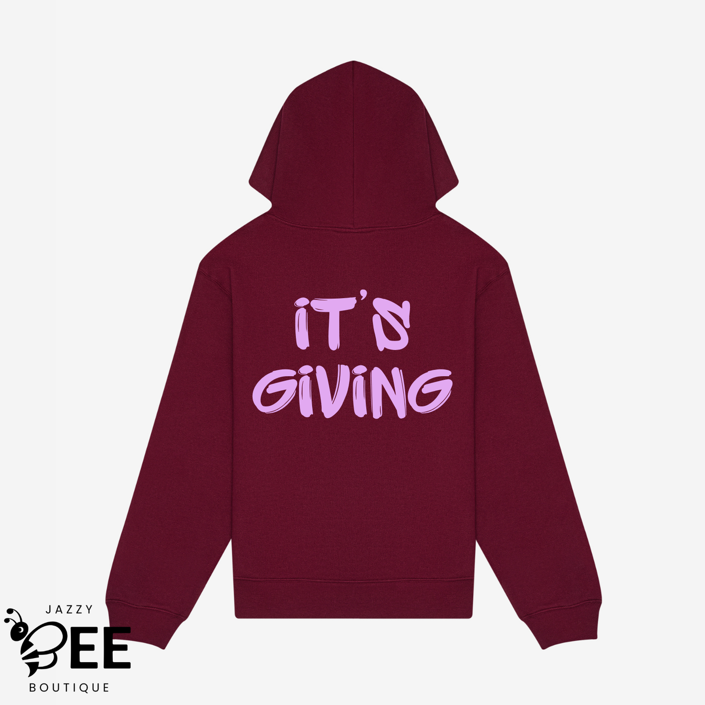 It's Giving Hoodie - Maroon