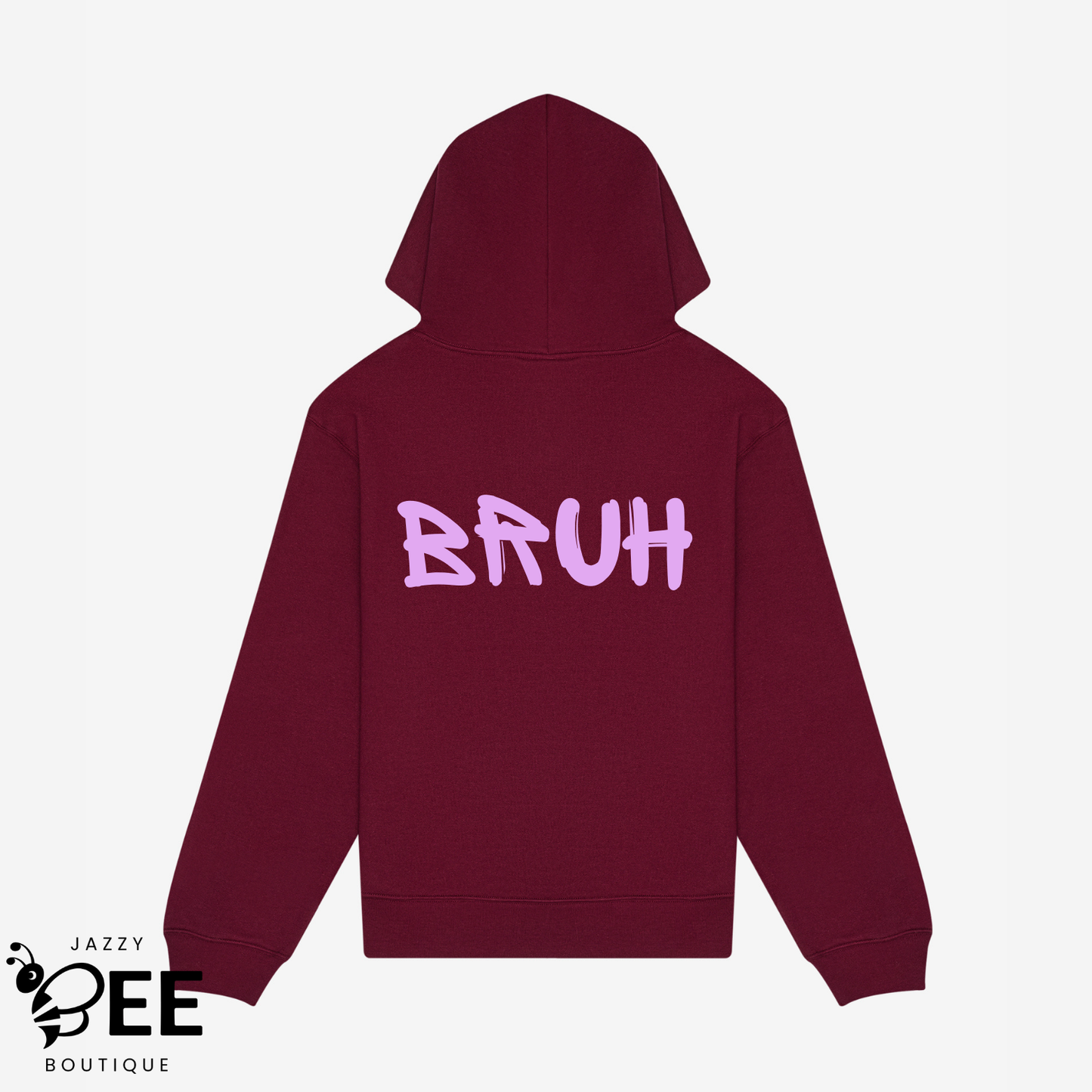 Bruh Hoodie - Maroon