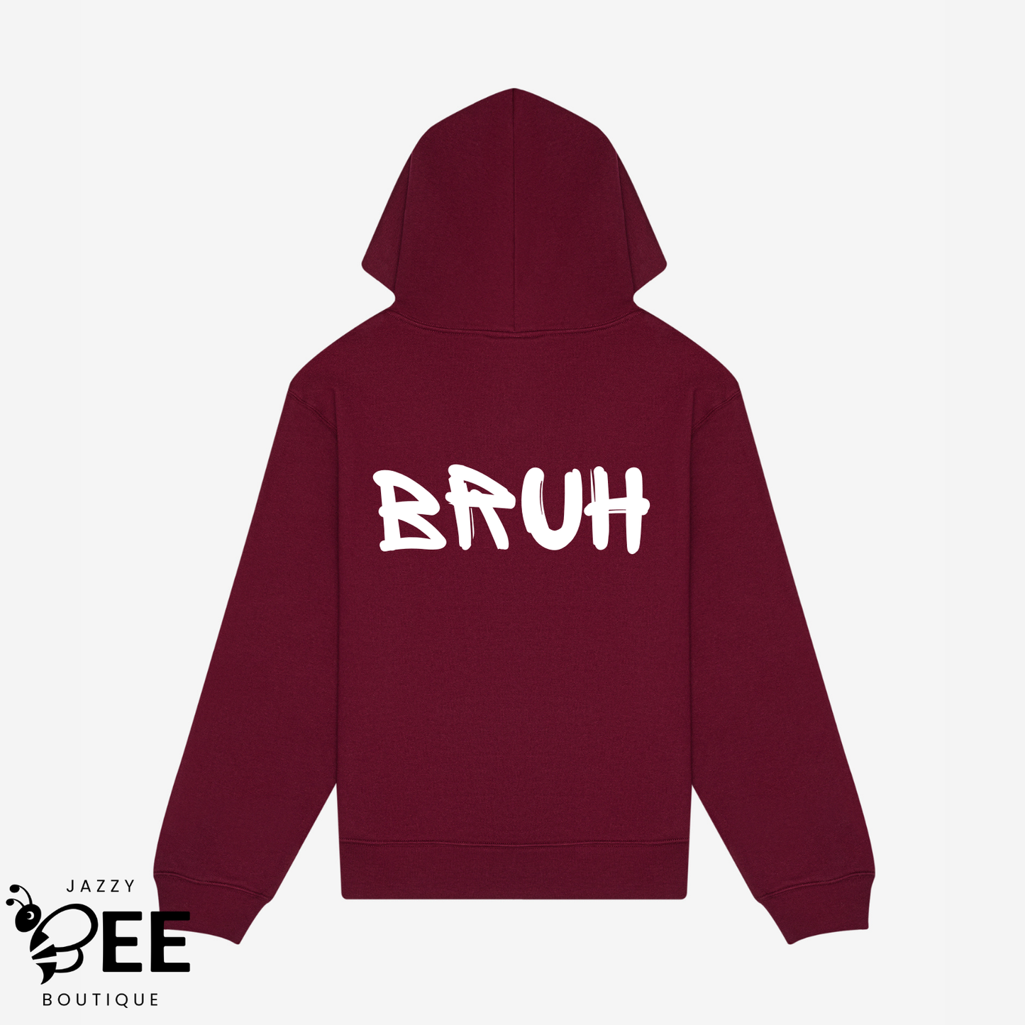 Bruh Hoodie - Maroon
