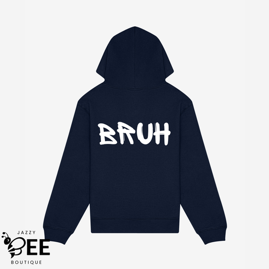 Bruh Hoodie - Navy