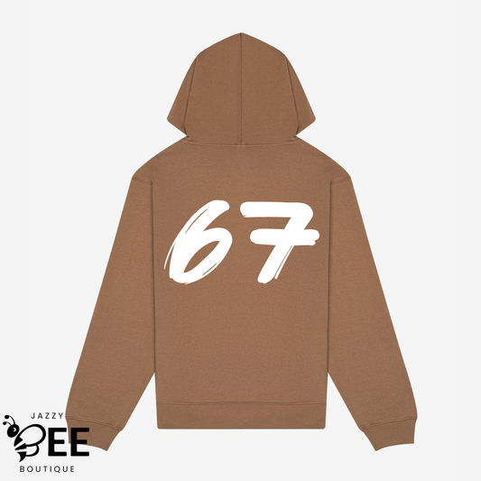 67 Hoodie - Brown