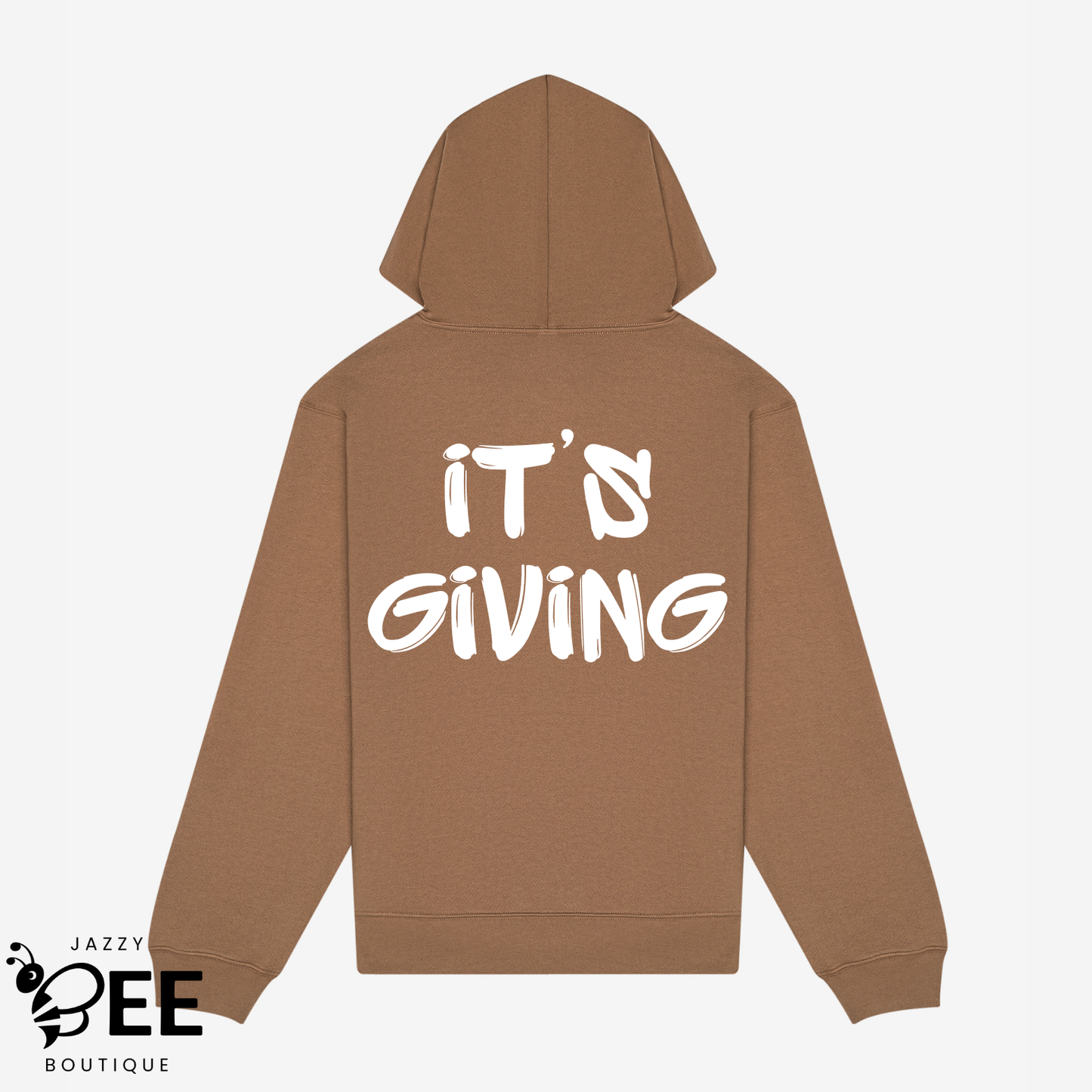 It's Giving Hoodie - Brown