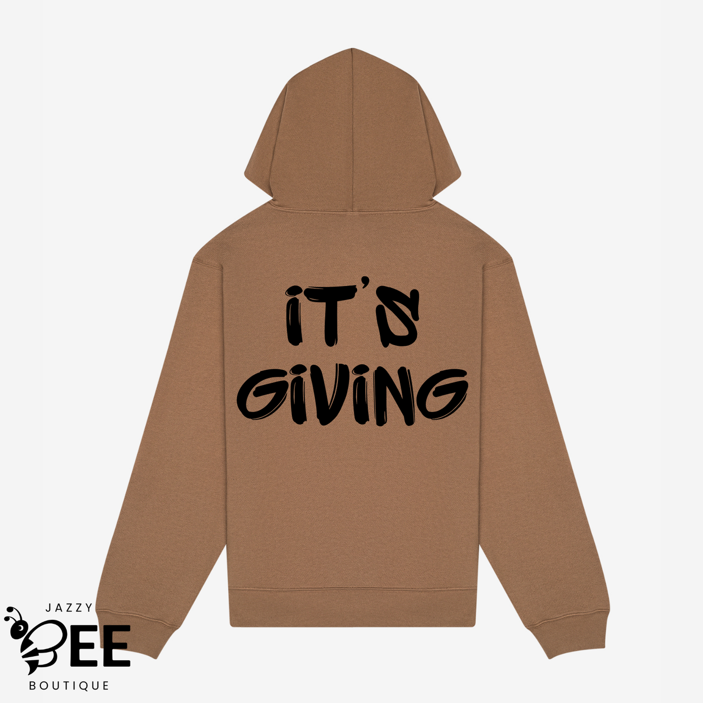 It's Giving Hoodie - Brown