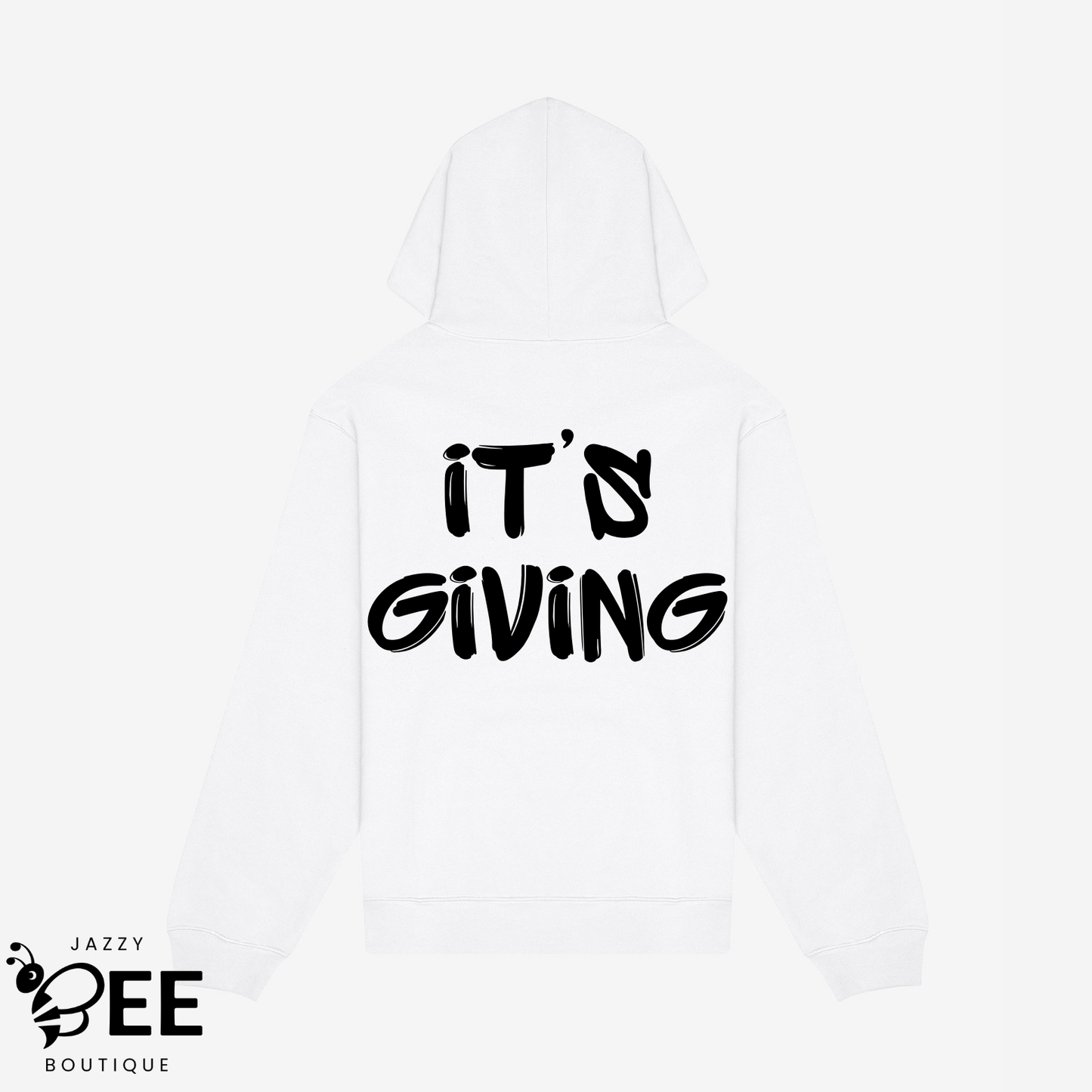 It's Giving Hoodie - White