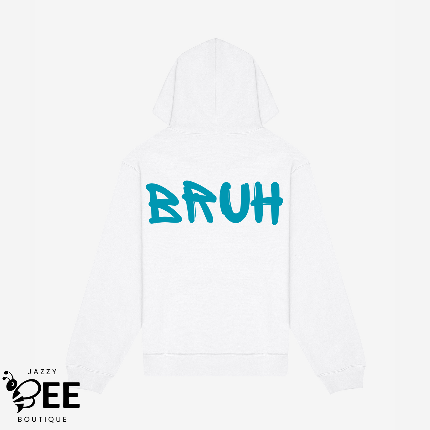 Bruh Hoodie - White