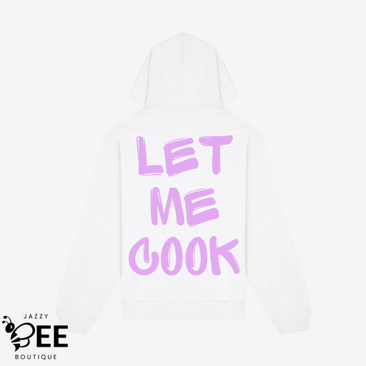 Let Me Cook Hoodie - White