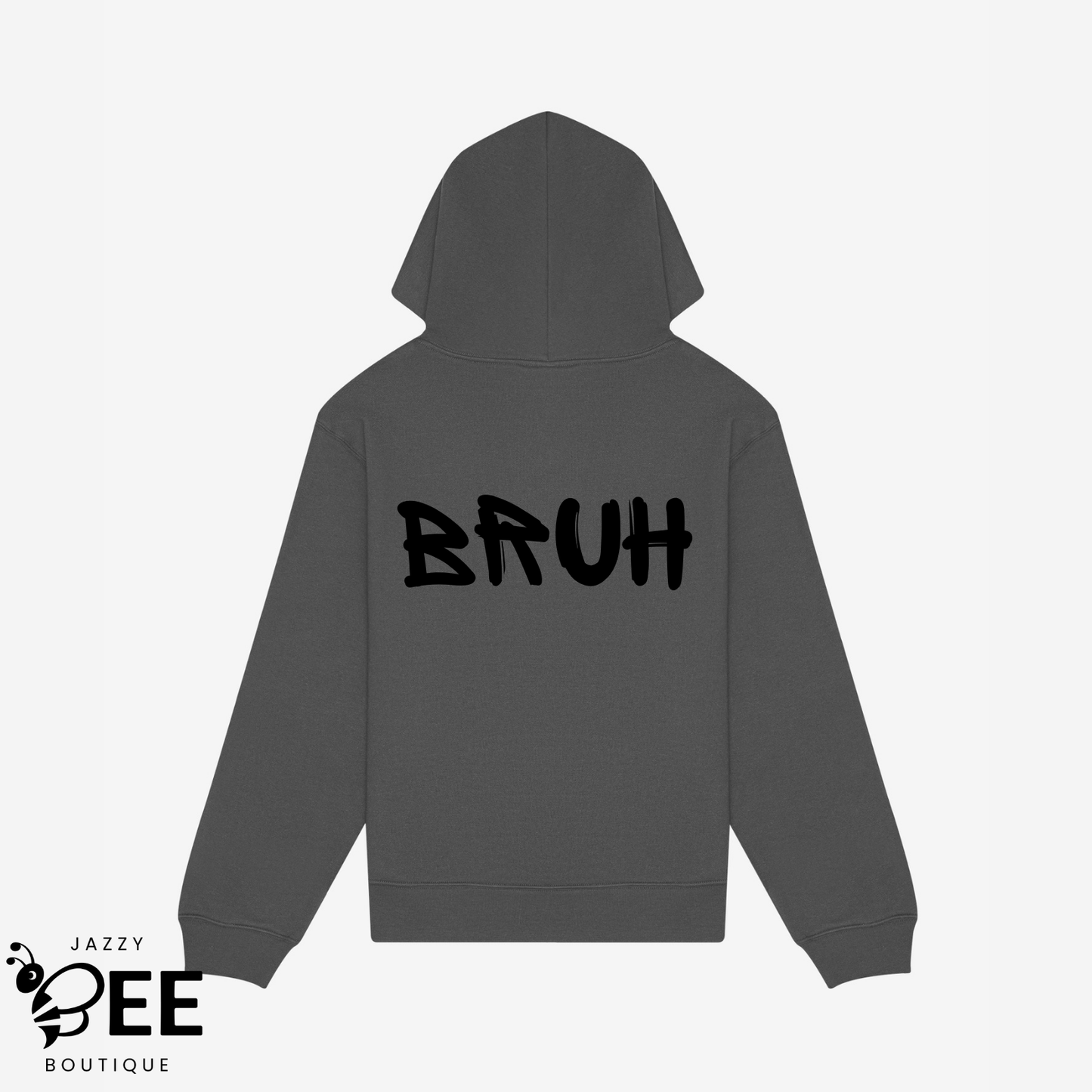 Bruh Hoodie - Gray