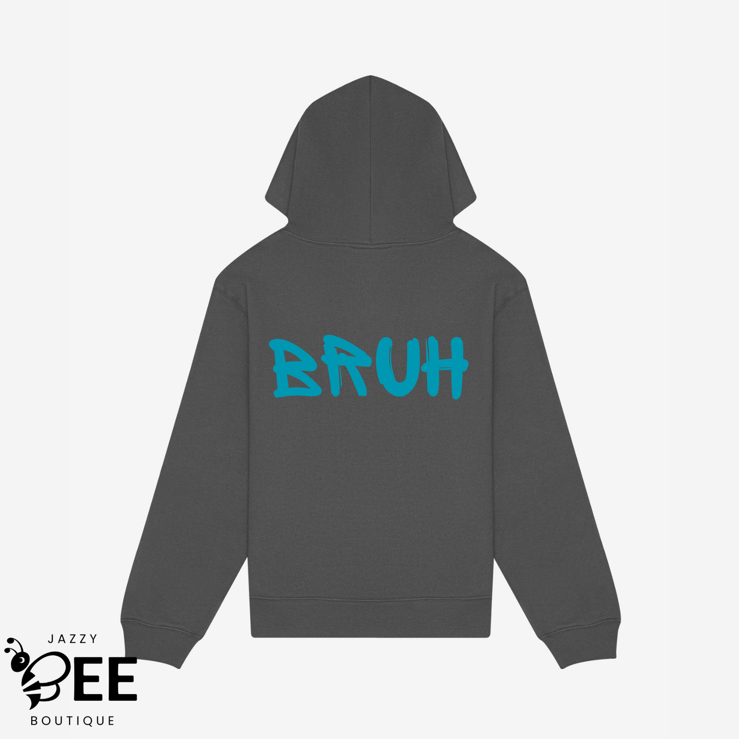 Bruh Hoodie - Gray