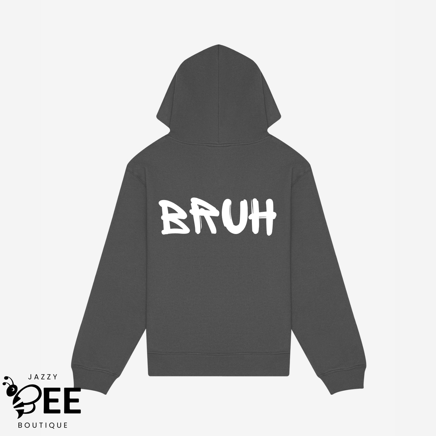 Bruh Hoodie - Gray