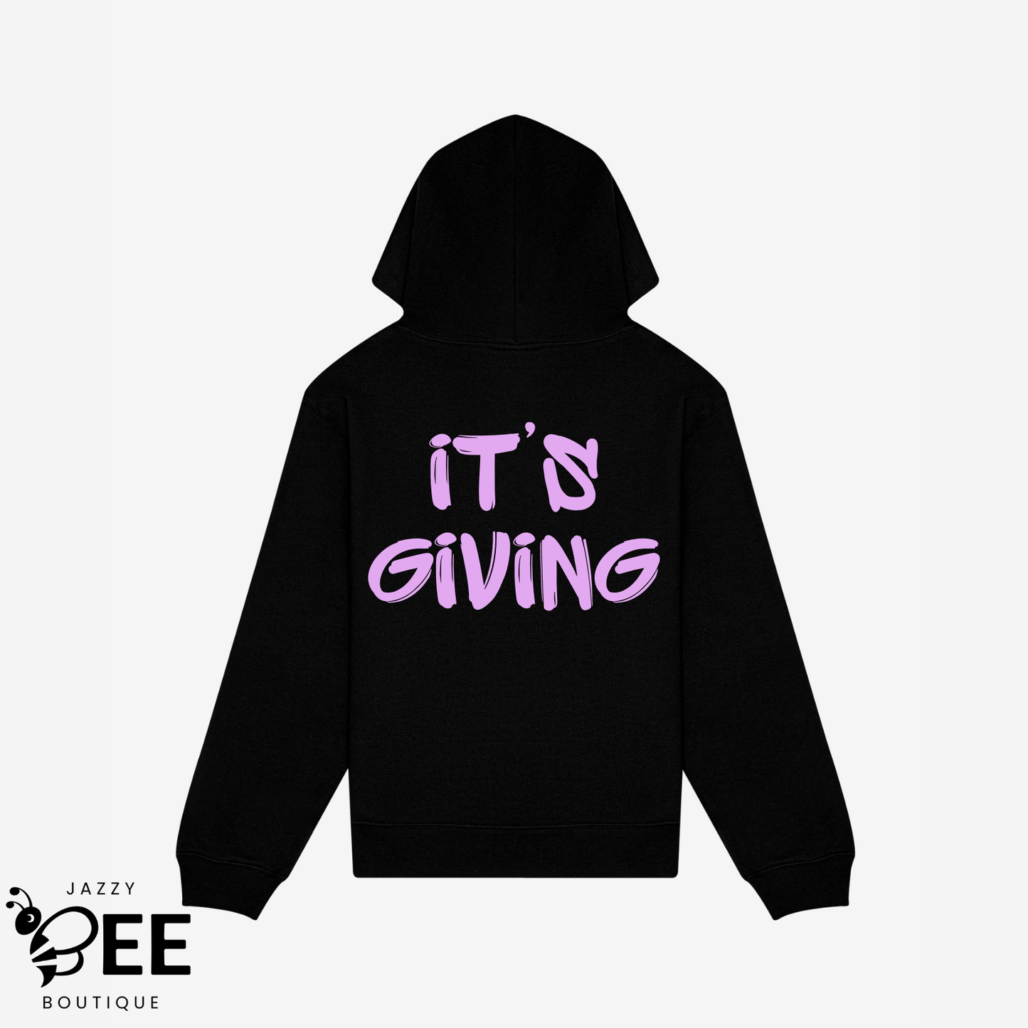 It's Giving Hoodie - Black