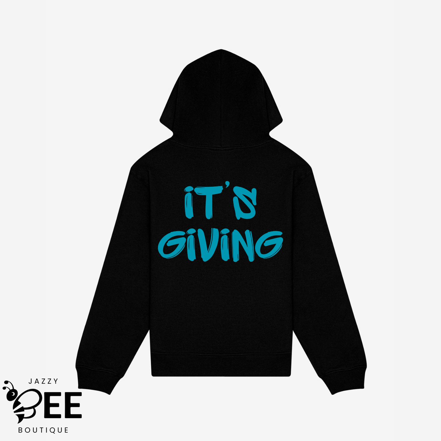 It's Giving Hoodie - Black