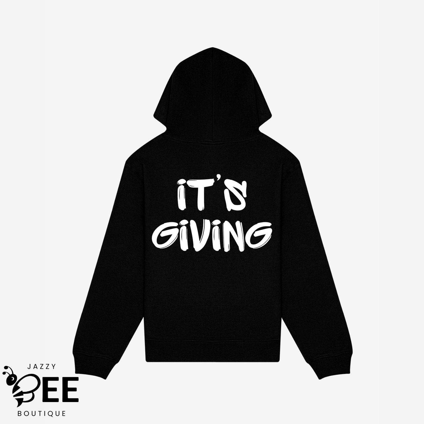 It's Giving Hoodie - Black