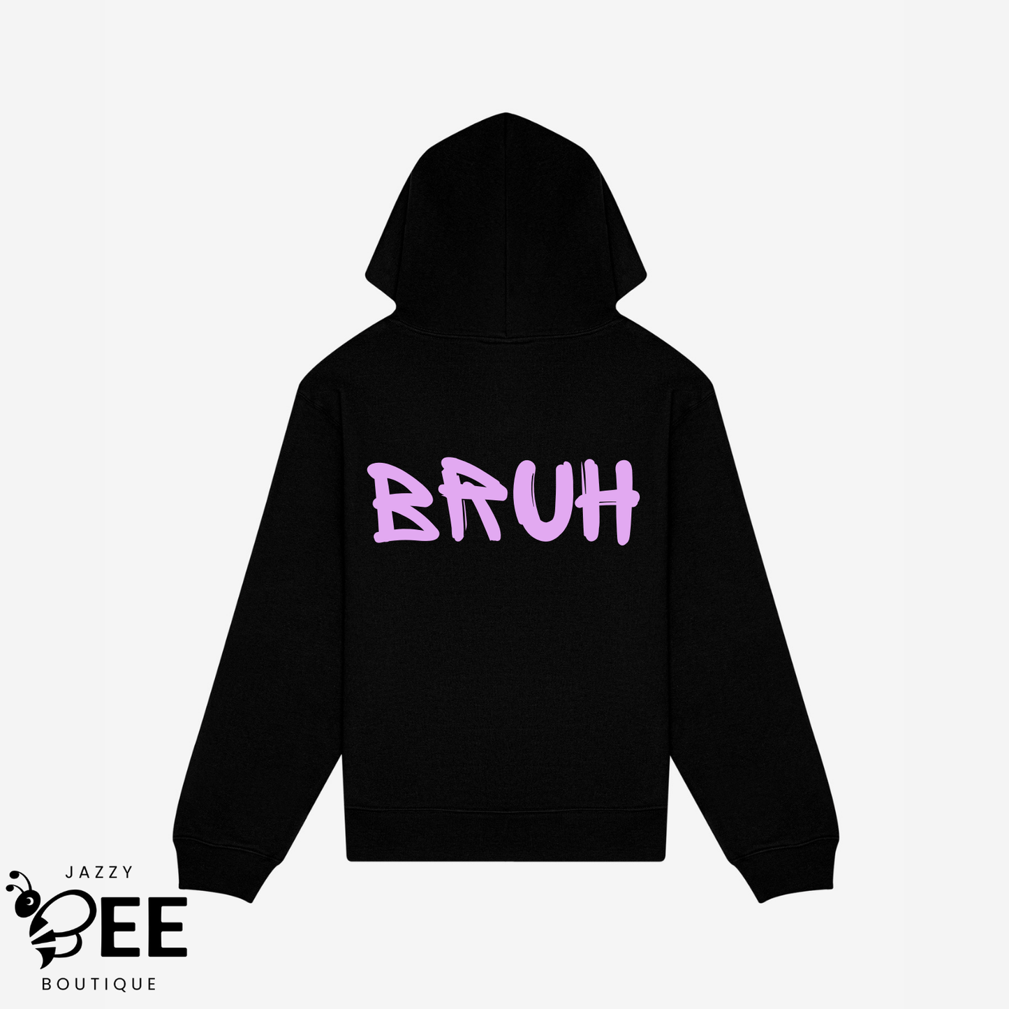 Bruh Hoodie - Black