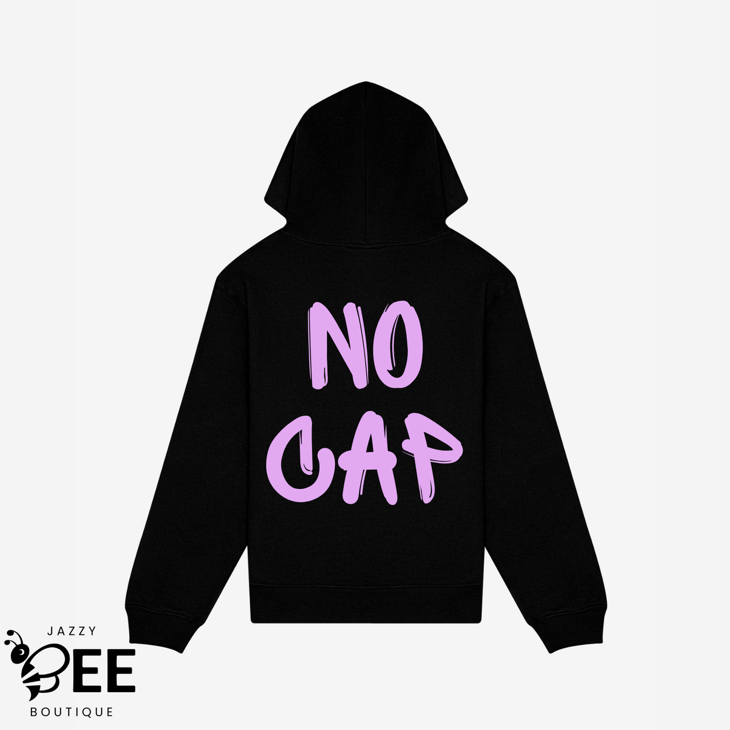 No Cap Hoodie - Black