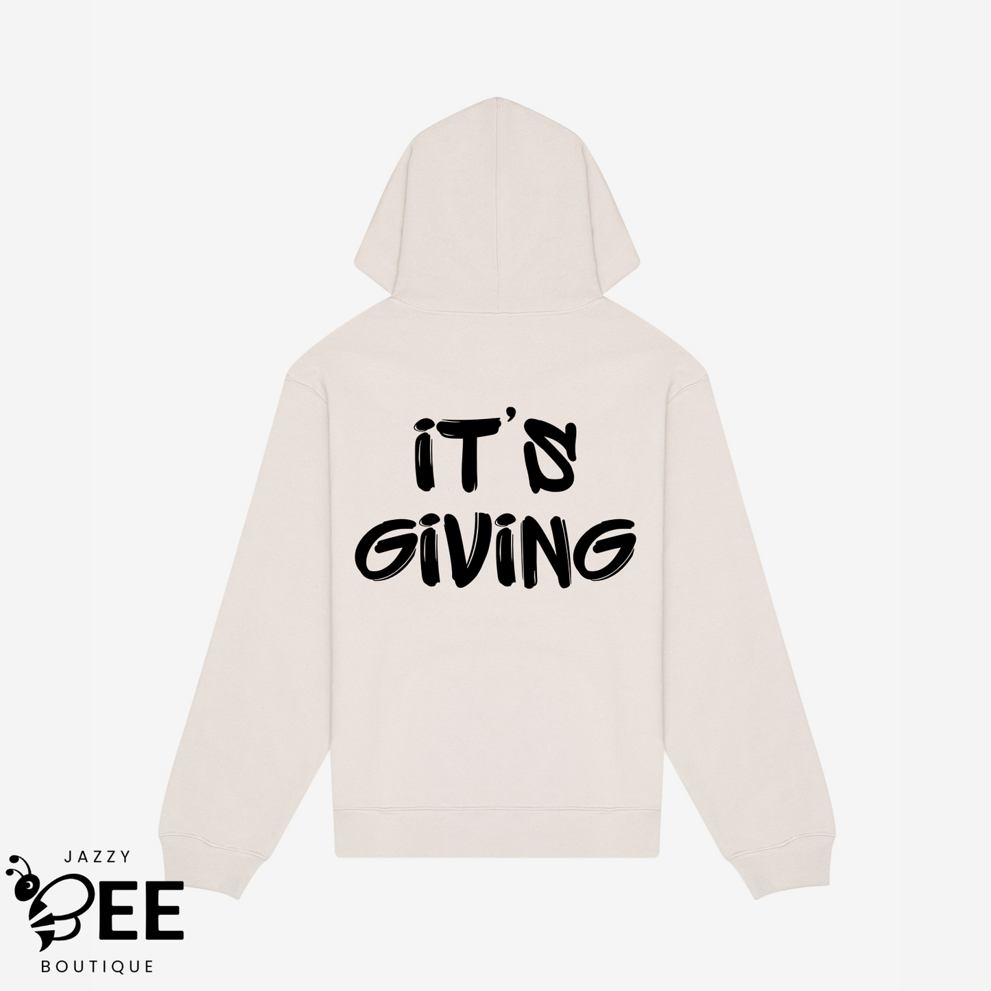It's Giving Hoodie - Natural