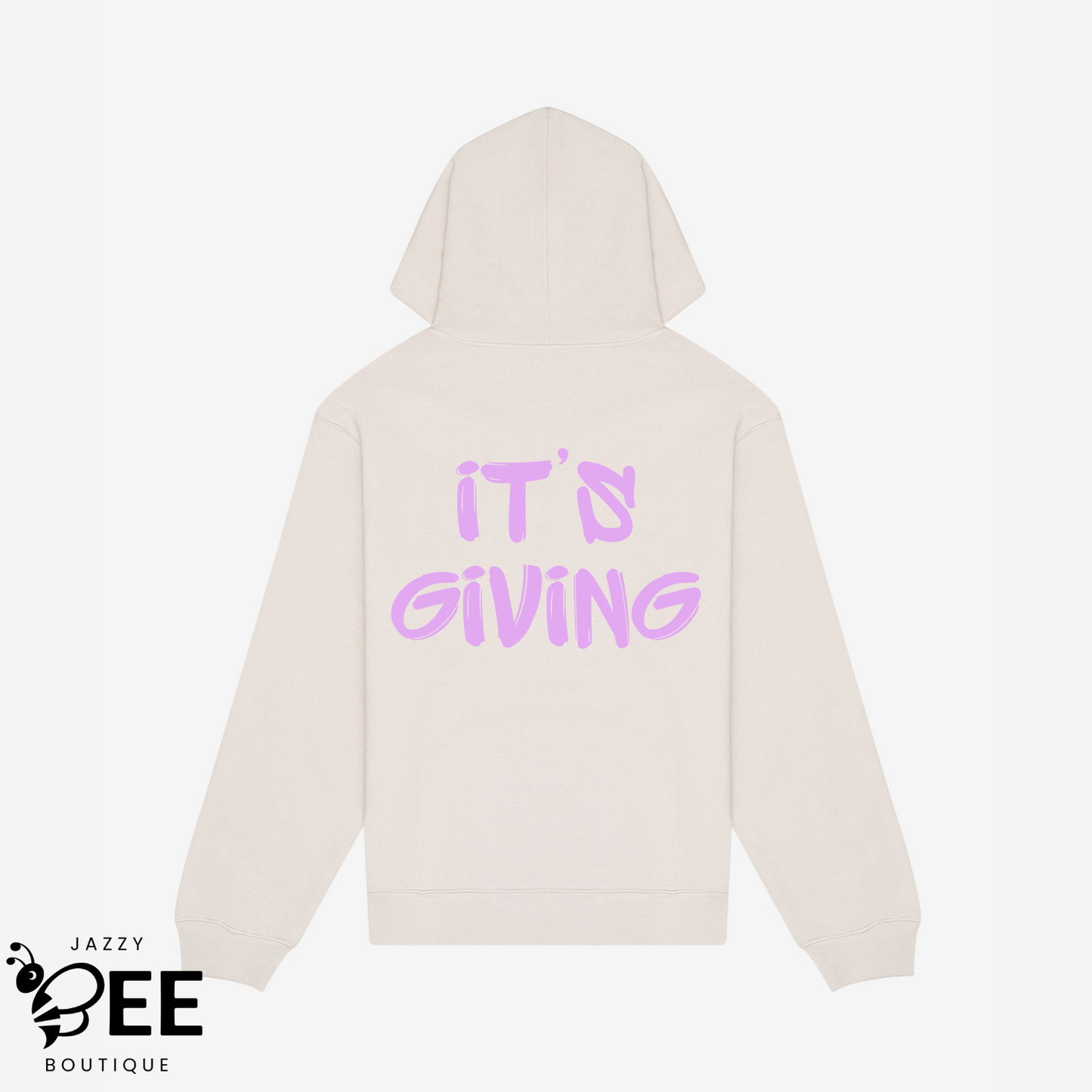 It's Giving Hoodie - Natural
