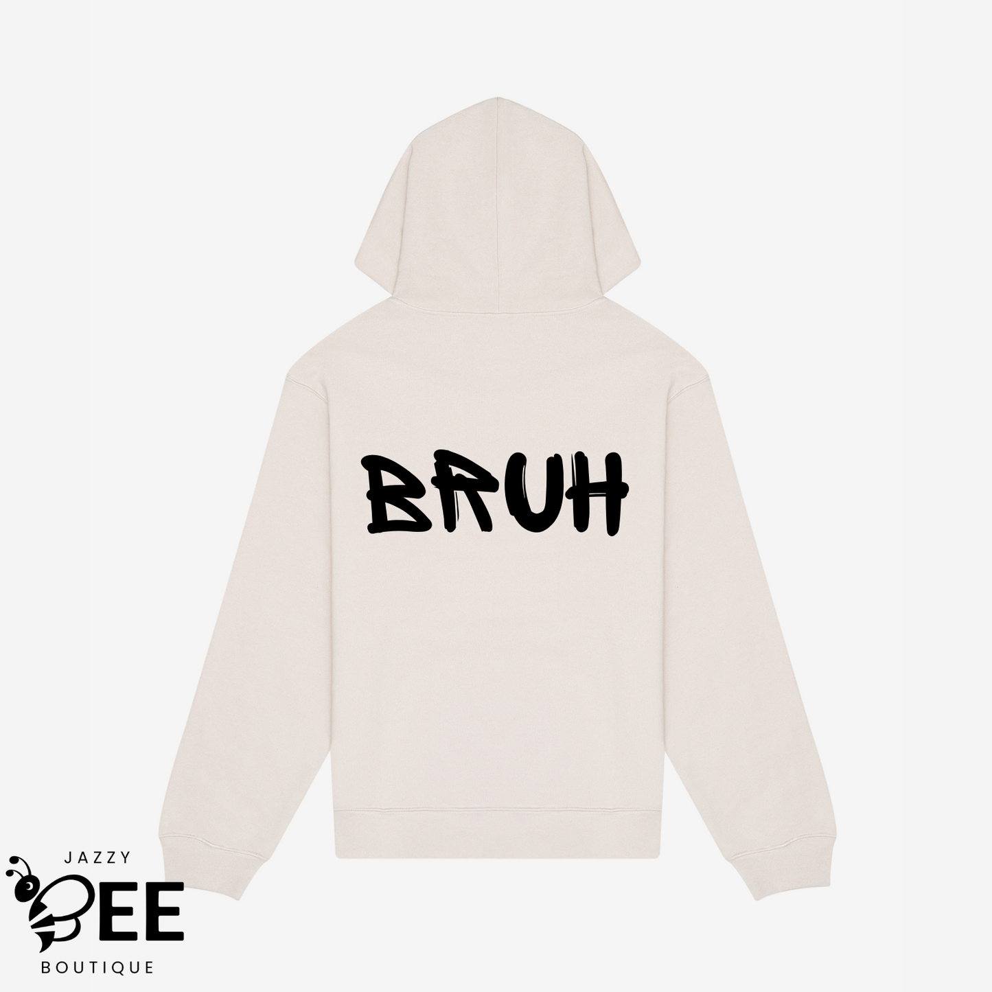 Bruh Hoodie - Natural