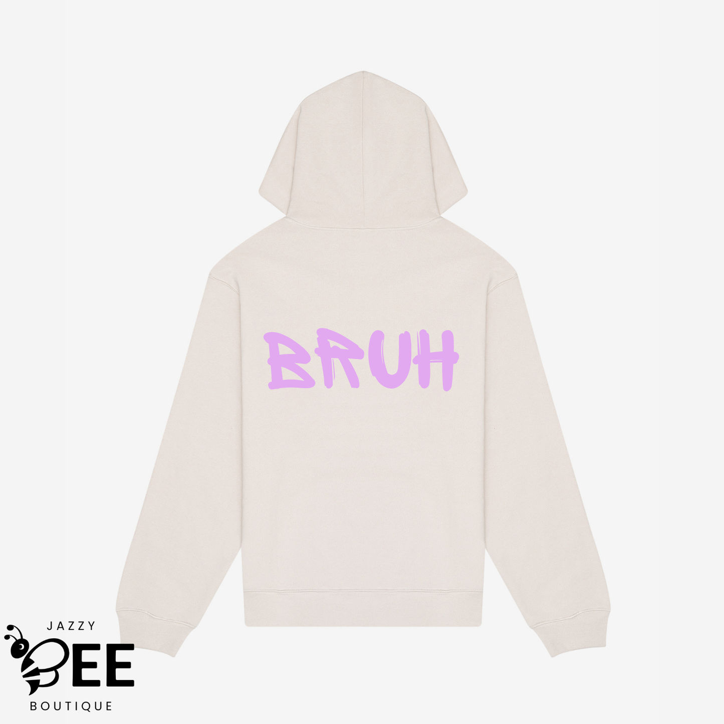 Bruh Hoodie - Natural