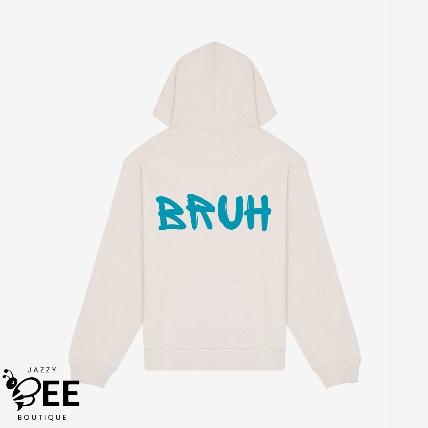 Bruh Hoodie - Natural